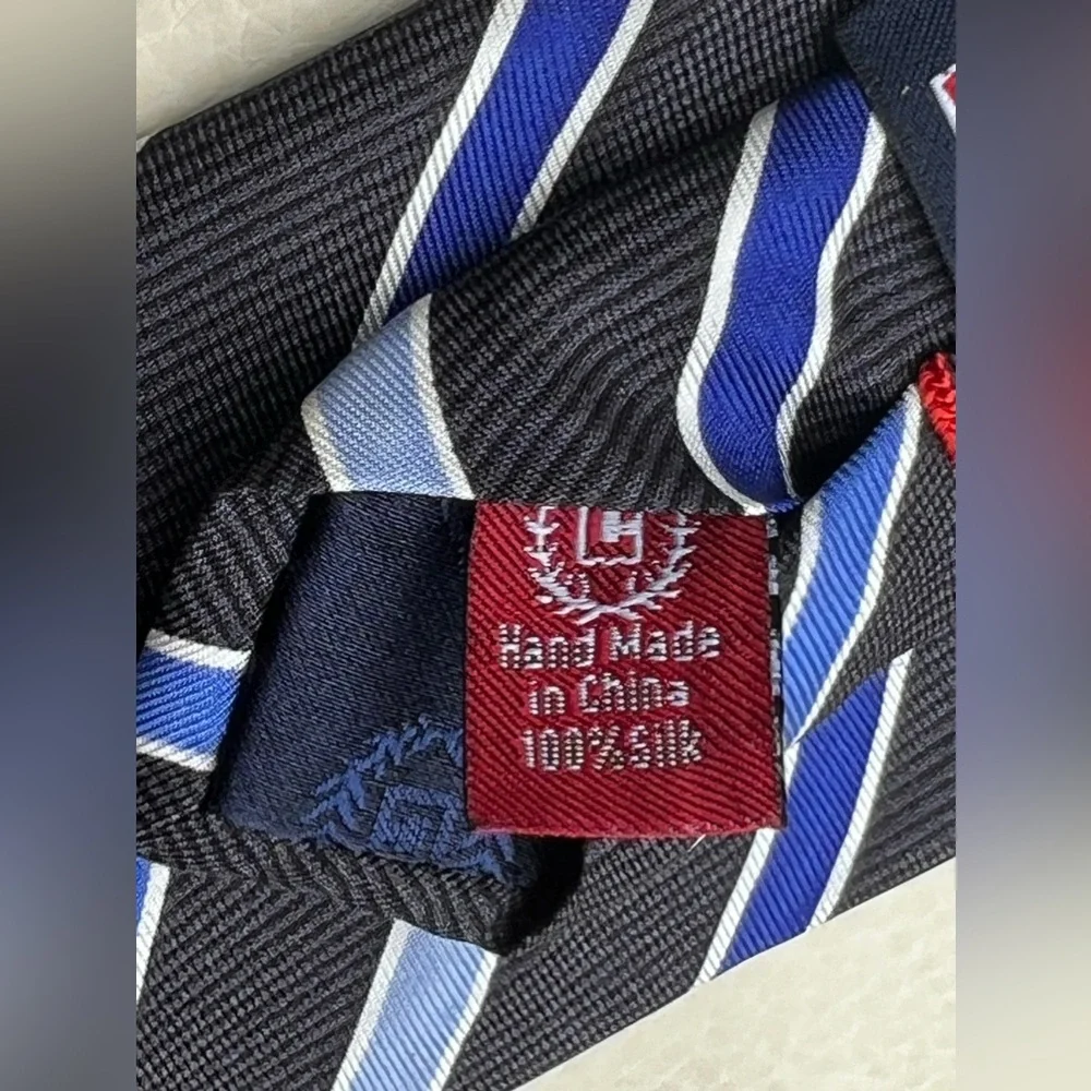 CHAPS Boys Clip on Stripe Neck Tie